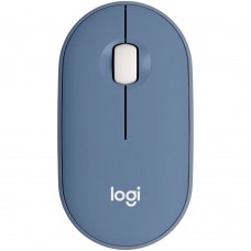 Мышь Logitech Pebble M350 Blueberry, беспроводная