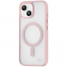 Чехол uBear Cloud Mag Case Magsafe для Apple IPhone 15 розовый