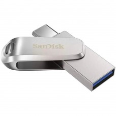 Флеш-диск 64Гб SanDisk Ultra Dual Drive Luxe ( SDDDC4-064G-G46 ) USB 3.0/Type C OTG Серый