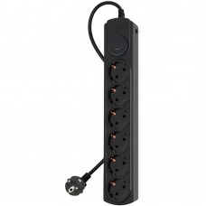 Сетевой фильтр Ippon BK-6-EU-1.8-10-B 1.8м Black 6 розеток