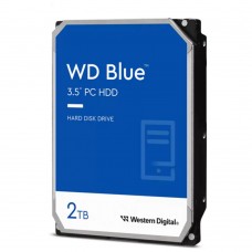 Жесткий диск 3.5" SATA3 2Тб WD Blue Desktop 5400rpm 64mb ( WD20EARZ ) OEM