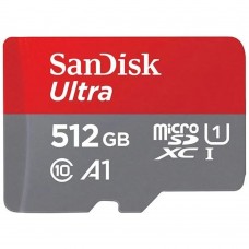 Флеш-карта microSDXC 512Гб Sandisk Ultra, Class 10/UHS-1 ( SDSQUNR-512G-GN3MN )