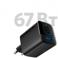 Зарядное устройство сетевое Anker 336 A2674 67W 2хUSB-C + USB черное