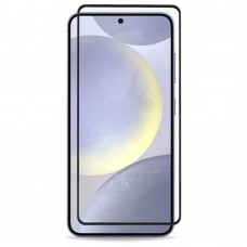 Защитное стекло ZibelinoTG 3D для Samsung Galaxy S24 5G черная рамка