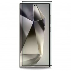 Защитное стекло ZibelinoTG 3D для Samsung Galaxy S24 Ultra 5G черная рамка