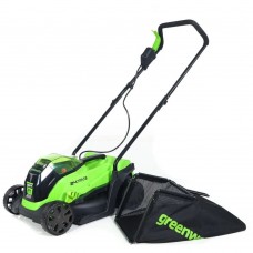 Газонокосилка аккумуляторная Greenworks 24В VT 33см GD24LM33K2 (1хАКБ 2Ач и ЗУ) 2516107UA