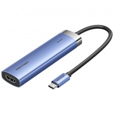 Концентратор USB Type C Hub Vention TGESB (3x USB 3.0/PD TypeC/HDMI)