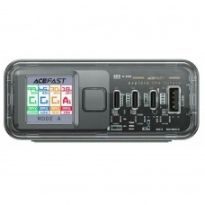 Стационарное зарядное устройство Acefast Z4 PD218W GaN 3 x USB-C + 1 x USB-A Charging Adapter черное