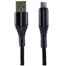 Кабель USB-A - MicroUSB 2m Zibelino ZDNC-MIC-2M-BLK 2.1А черный