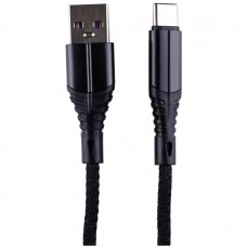 Кабель USB-A - Type C 1m Zibelino ZDNC-TYPEC-BLK 2.1А черный