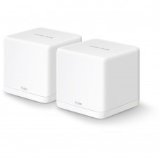 Беспроводной маршрутизатор Mercusys Halo H30G(2-pack) AC1300, Wi-Fi 5 802.11ac 1267Мбит/с, 2.4+5ГГц, 2xGLAN, 2xGWAN белый