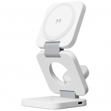 Беспроводная зарядная панель Magssory Flex WCH013 3 в 1 Для IPhone, Apple Watch, Airpods, 22W White