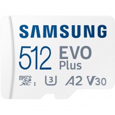 Флеш-карта microSDXC 512Гб Samsung Evo Plus, Class 10 UHS-I U3 ( MB-MC512SA )