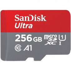 Флеш-карта microSDXC 256Гб Sandisk Ultra, Class 10/UHS-1 A1 ( SDSQUAC-256G-GN6MA )