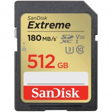 Флеш-карта SecureDigital 512Gb SanDisk Extreme SDXC Class 10 UHS-I U3 V30 ( SDSDXVV-512G-GNCIN )