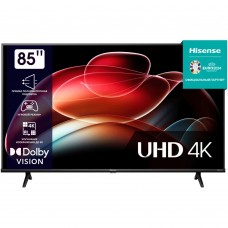 Телевизор ЖК Hisense 85" 85A6K (4K Ultra HD 3840x2160, Smart TV) черный