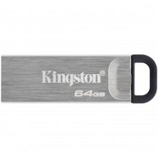 Флеш-диск USB 64Гб Kingston Data Traveler Kyson ( DTKN/64GB ) USB 3.0 Черно-серебристый