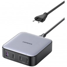 Стационарное зарядное устройство Ugreen CD328 (90928) 100W GaN 3xUSB-C + USB-A темно-серый