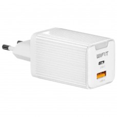 Зарядное устройство сетевое Wifit WiCharge GC2 65W USB A + Type-C белое