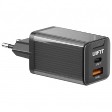 Зарядное устройство сетевое Wifit WiCharge GC2 65W USB A + Type-C черное