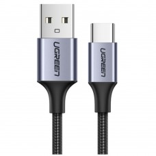 Кабель USB-A - Type C 0.25m Ugreen US288 (60124) черный