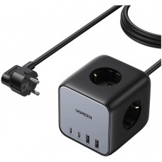 Стационарное зарядное устройство Ugreen DigiNest Cube CD268 (60113) 65W 2xUSB-C + 2xUSB-A черное