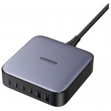 Стационарное зарядное устройство Ugreen CD271 (40914) 200W GaN 4xUSB-C + 2xUSB-A темно-серый