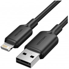 Кабель USB-A - Lightning Vention 1м черный ( LAMBF )