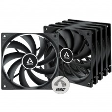 Вентилятор 120мм Arctic Cooling F12 PWM PST Black 5pcs-pack ( ACFAN00250A ) Ret