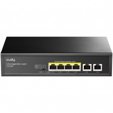 Коммутатор Cudy GS1006P 6 ports 1000Mbps 4xPoE 65W