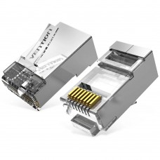 Коннектор RJ45 8p8c кат6a FTP экранированный Vention ( IDFR0-50 ) 50шт