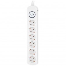 Сетевой фильтр Ippon BK-6-EU-5-10-W 5м White 6 розеток