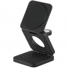 Беспроводная зарядная панель uBear Balance Kevlar 3 в 1 Для IPhone, Apple Watch, Airpods, 25W