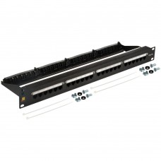 Патч-панель Lanmaster LAN-PPN24U5E 19" 1U 24xRJ45 кат.5E UTP