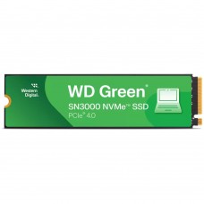 Накопитель SSD M.2 2280 PCIe NVMe 4.0 x4 500Гб Western Digital Green SN3000 ( WDS500G4G0E )