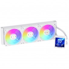 Система водяного охлаждения Coolleo ICE GOD LCD WH 360 ARGB White S115x/1200/1700/1851, AM4/AM5 ( ICE-GOD-LCD-WH )