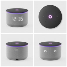 Акустическая система с голосовым помощником Алиса Zigbee Яндекс Станция Мини 3 Про серая