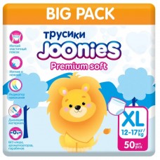 Joonies Трусики Premium Soft MEGA PACK, XL (12-17 кг.), 50 шт. (4 упаковки)