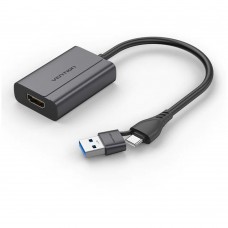 Адаптер USB3.1 C(m) - Display port (f) Vention ACYHB