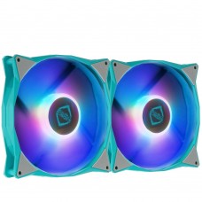 Вентилятор 140мм Iceberg Thermal IceGALE ARGB 140 мм Blue/White 2pcs-pack ( IceGALEARGB140mmTEAL2P ) Ret