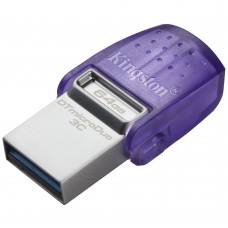 Флеш-диск 64Гб Kingston DataTraveler microDUO 3C G3 ( DTDUO3CG3/64GB) USB 3.0