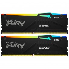Модуль памяти DDR5 32Gb (2х16Gb) PC-51200 6400MHz Kingston ( KF564C32BBAK2-32 )