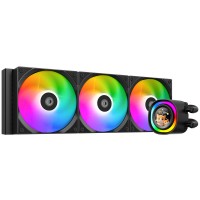 Система водяного охлаждения ID-Cooling FX360 LCD Black ARGB S1150/1155/S1156/1151/1200, S1700/1851, AM4/AM5 ( FX360 LCD )