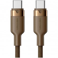 Кабель Type C - Type C 1m Vention TRIJF 5A, PD240W Бронза