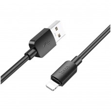 Кабель USB-A - Lightning Hoco X96 Hyper iP 1м черный