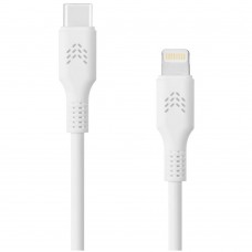 Кабель Type C - Lightning Rocket Flex 1м белый