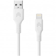 Кабель USB-A - Lightning Rocket Flex 1м белый