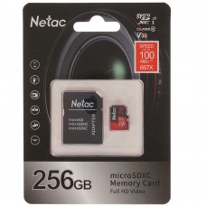 Флеш-карта 256Гб Netac SDXC Class 10 UHS-I ( NT02P500PRO-256G-R )