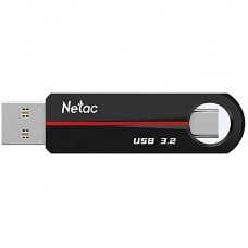 Флеш-диск USB 128Гб Netac US18 ( NT03US18C-128G-32BK ) USB3.2, TypeC