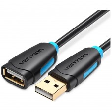 Удлинитель USB2.0 Am-Af 1.5м Vention ( CBCBG ) Черный